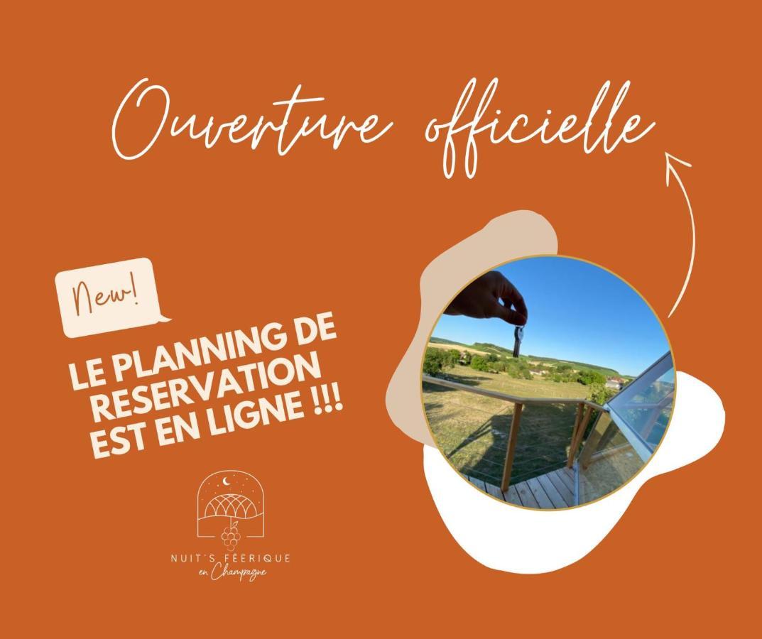 Nuit'S Feerique En Champagne Villa Meurville Exterior foto